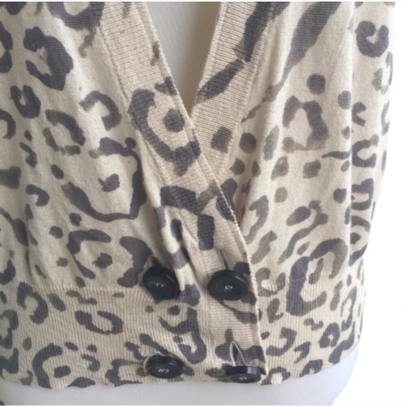 Joie Animal Print Cardi - Picture 3 of 5